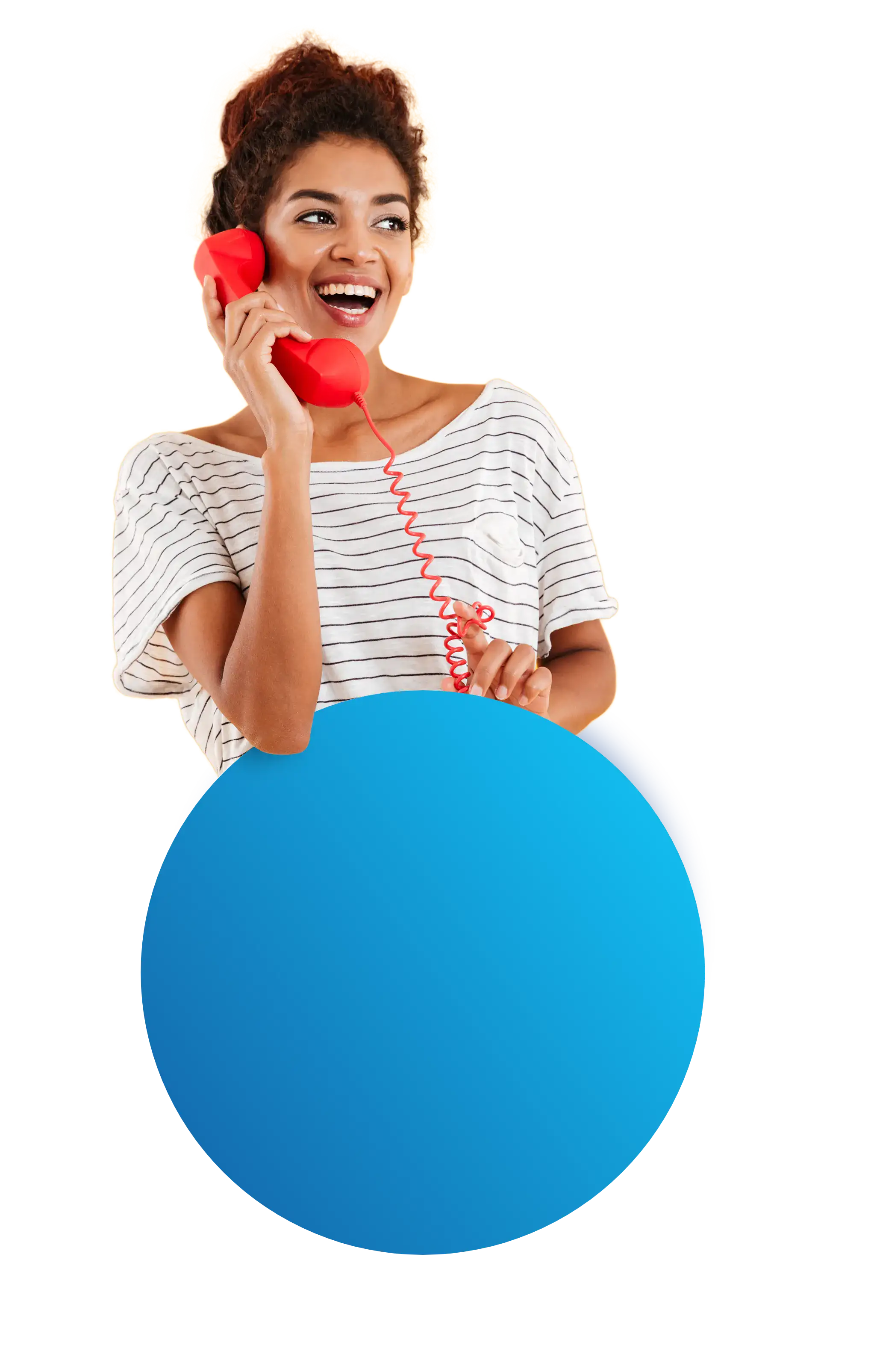 Mujer al telefono